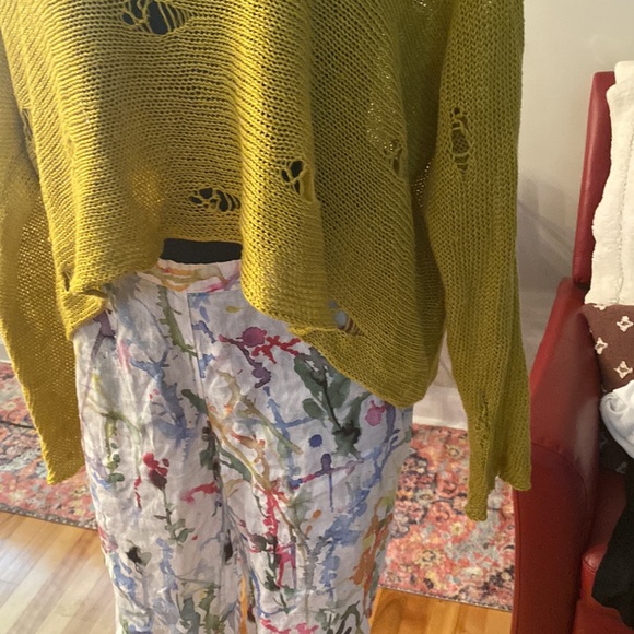 Grizas 100% linen long sleeve sweater - Picture 6 of 8